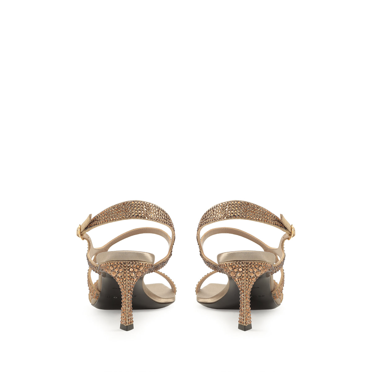 Sandales serpentines en DAIMER + STRASS