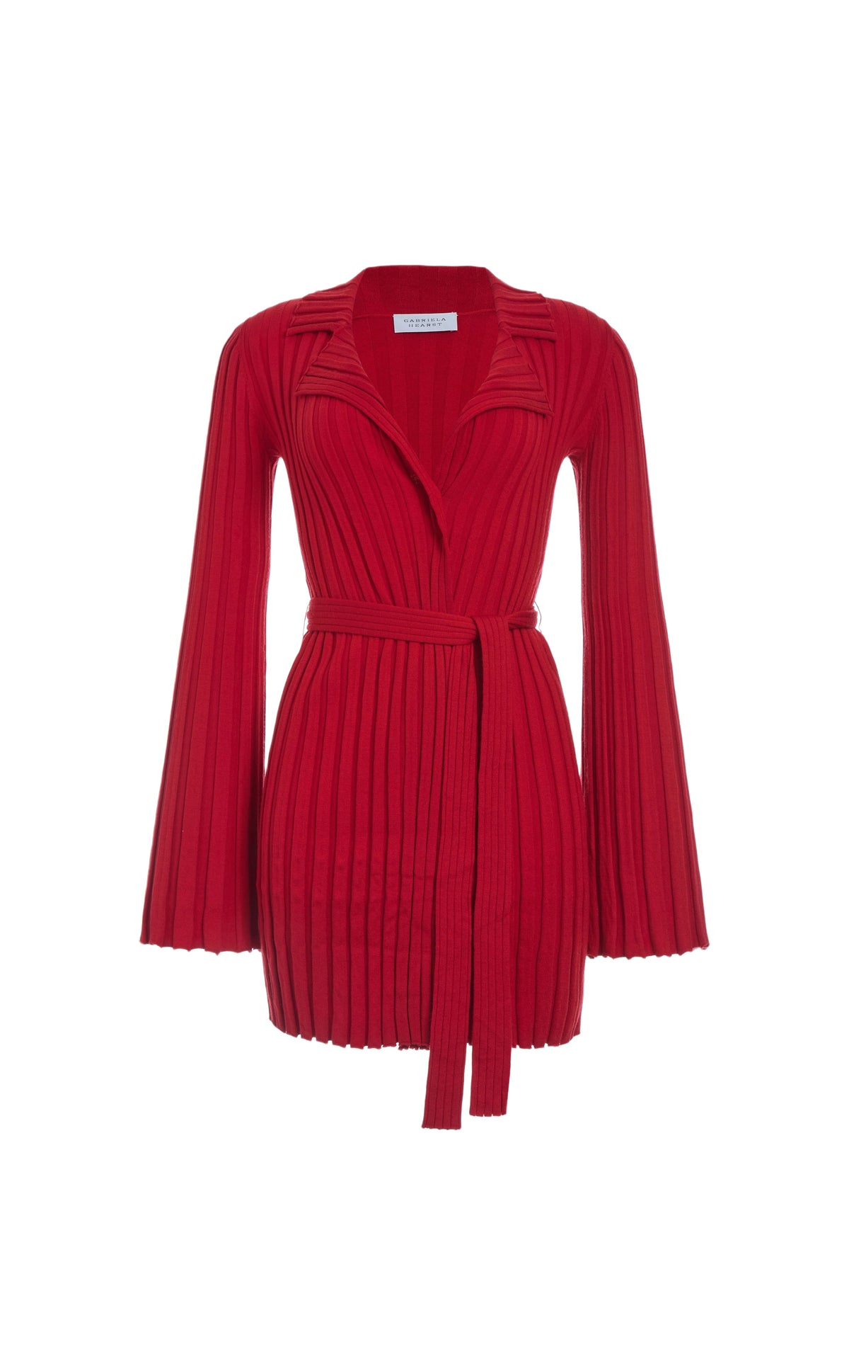 Red / Cardigan Carmen en laine - Red