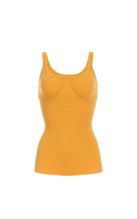 Aurora wool tank top - Yellow