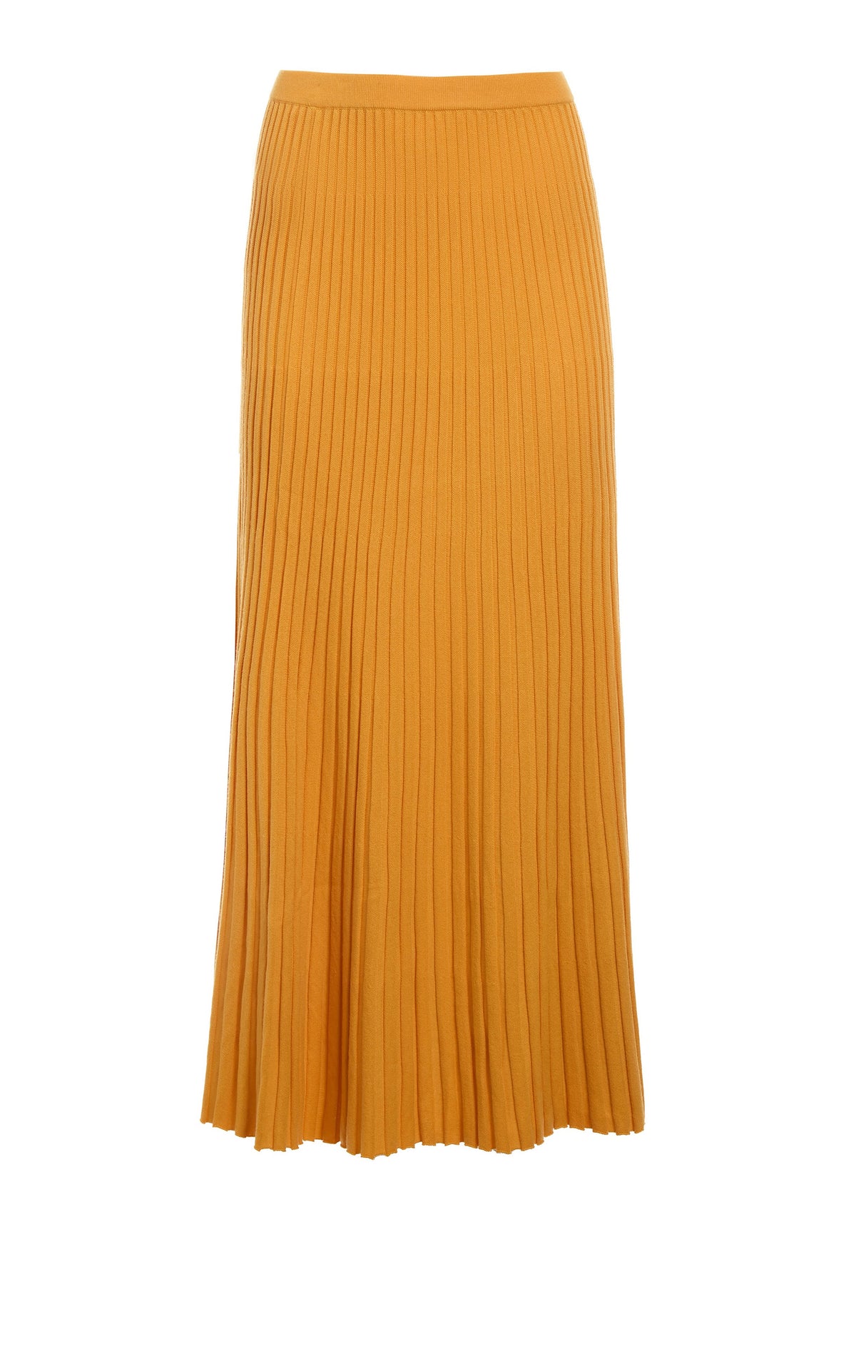 Aurora Skirt en jaune antilope mérinos fil