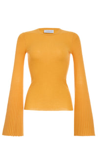 Yellow / Sweat Soraya en laine - Yellow