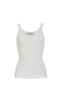 Alicia wool tank top - Ivory