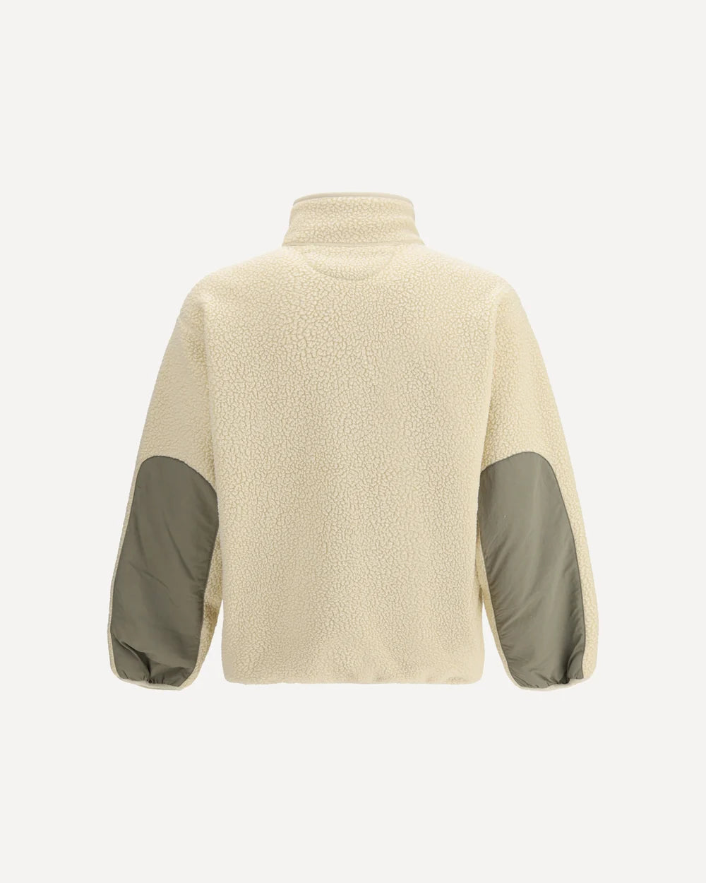 Casual Fleece Jacket - Ecru