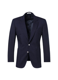 Wool canvas blazer - Navy