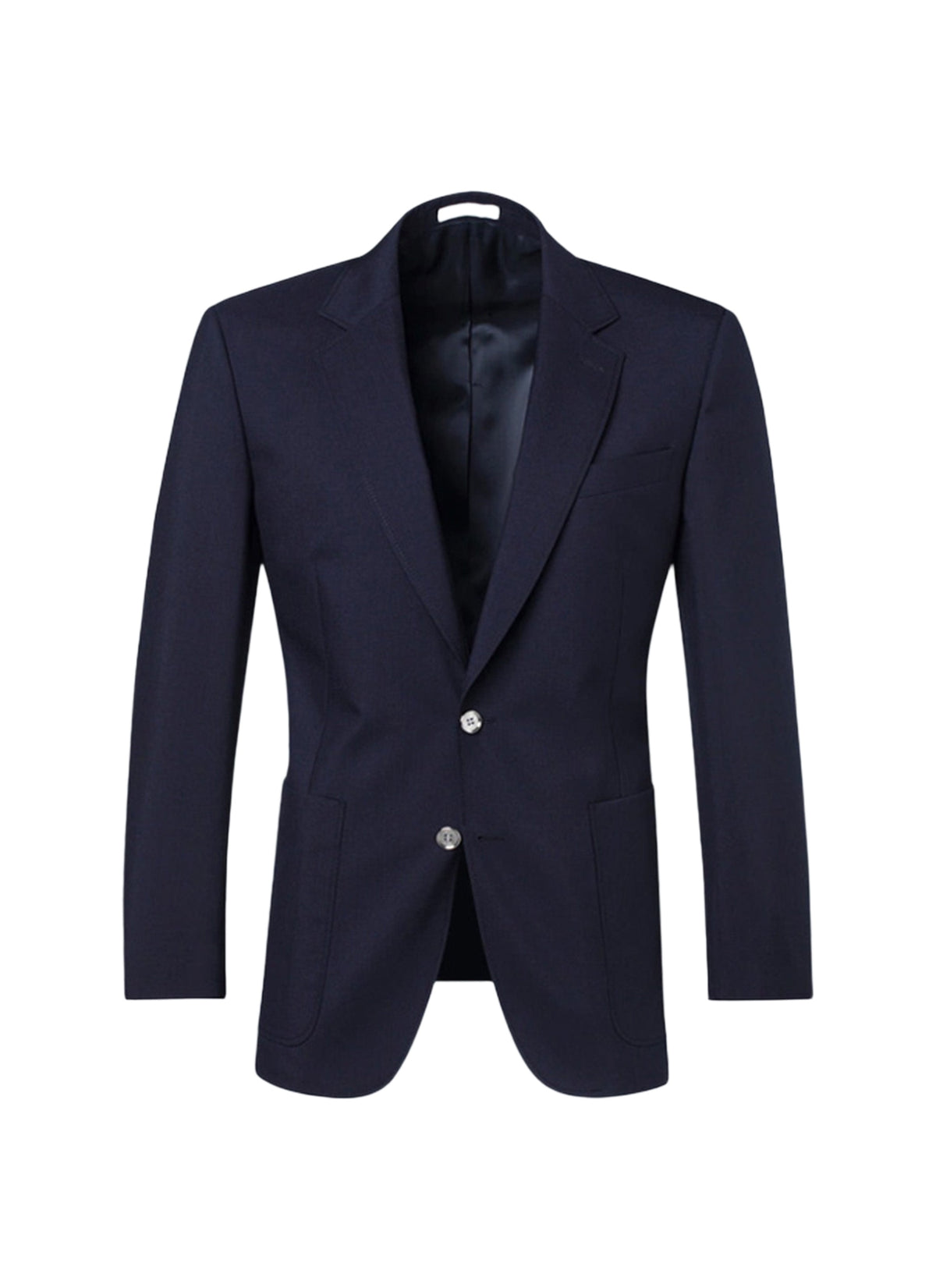 Wool canvas blazer - Navy