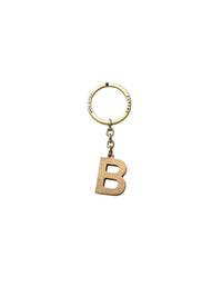Keyring letter B in brass - Metal