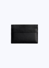 Leather card case - Black