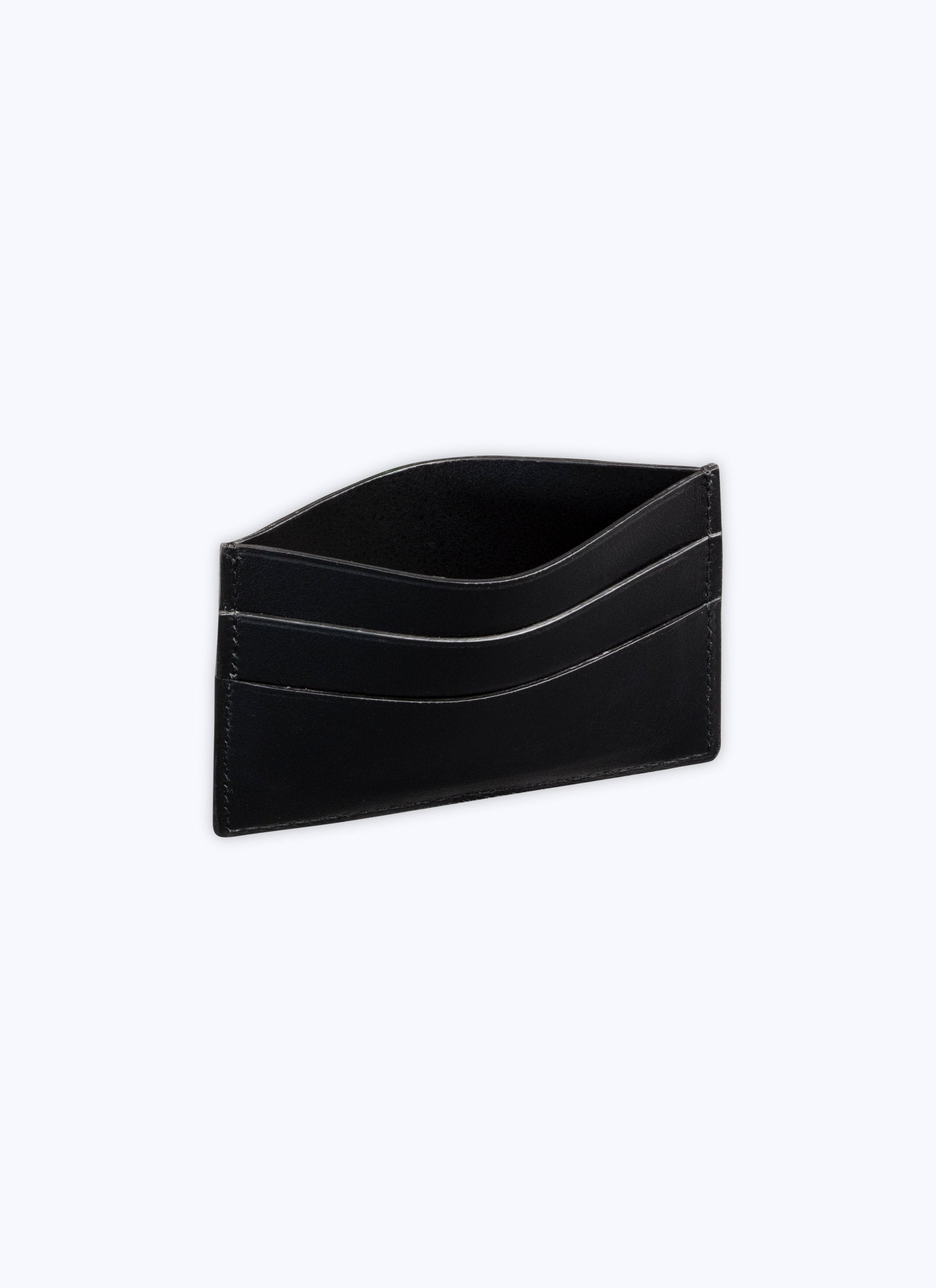 Leather card case - Black