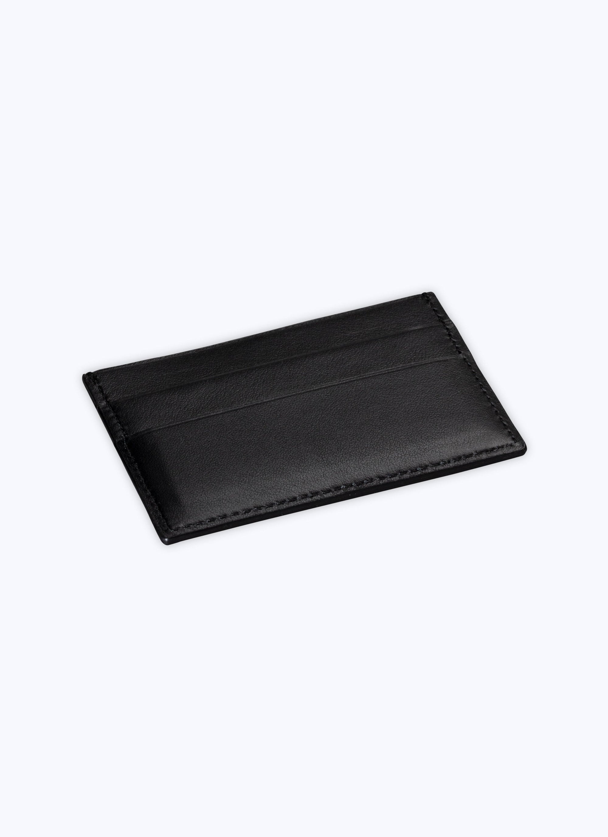 Leather card case - Black