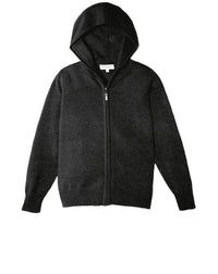 Child cashmere hoodie - Anthracite