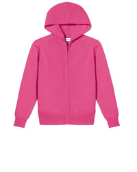Child cashmere hoodie - Rose Romance