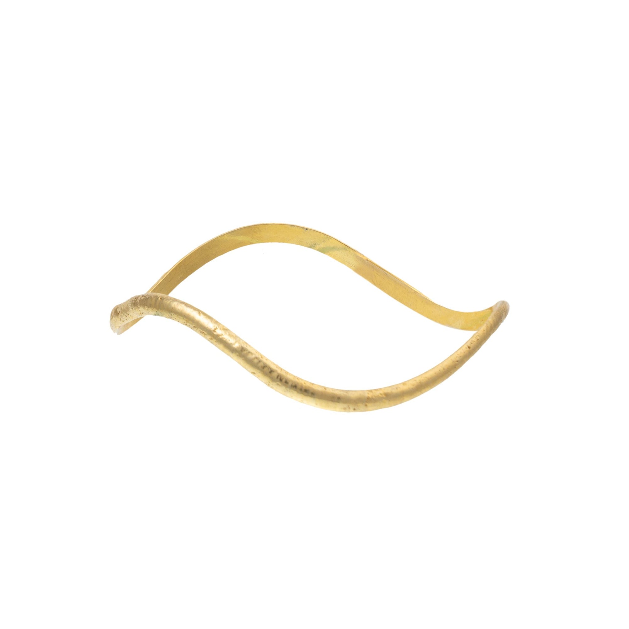 Bracelet Flow doré à l'or fin - Doré