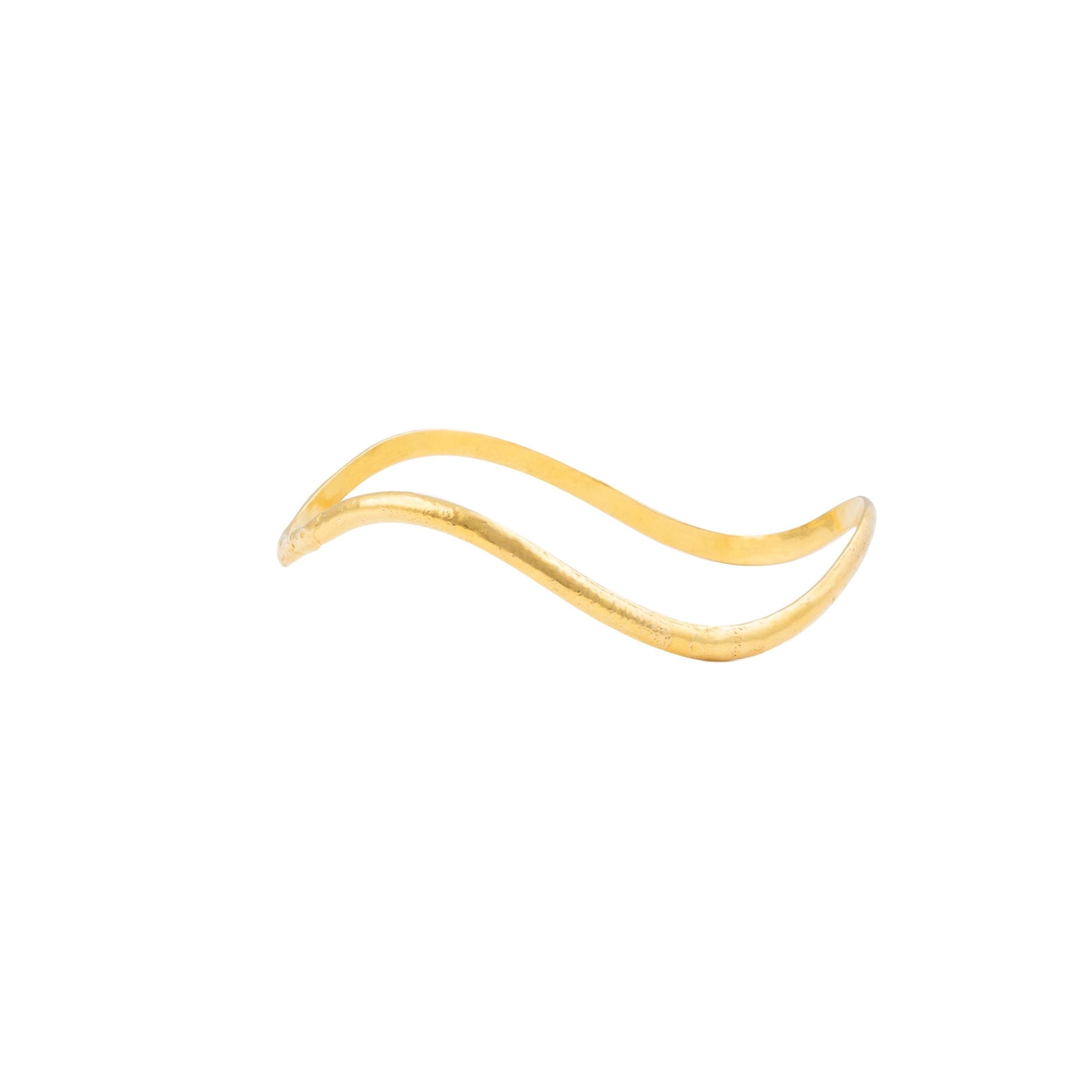 Bracelet Flow doré à l'or fin - Doré