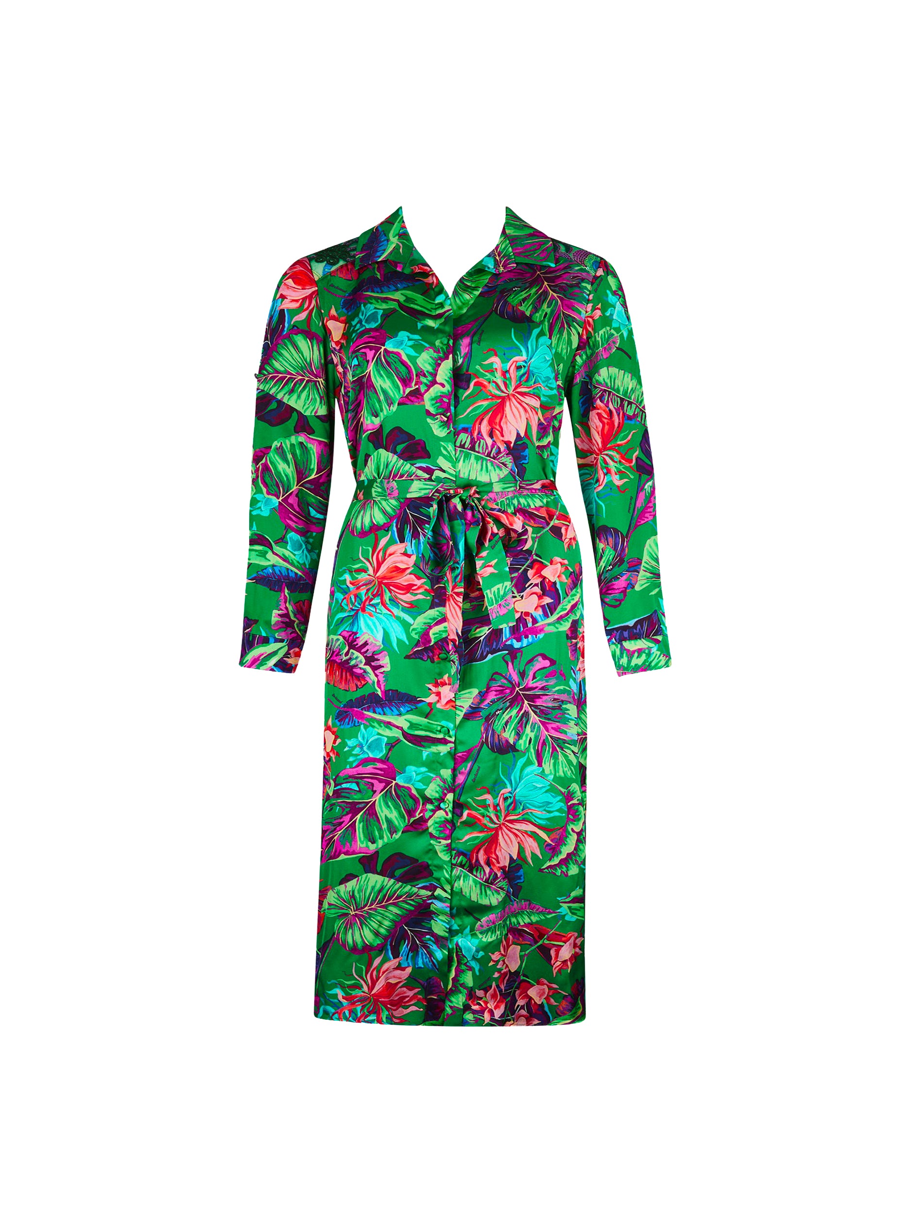 Paradis Sauvage printed shirt - Vert Sauvage