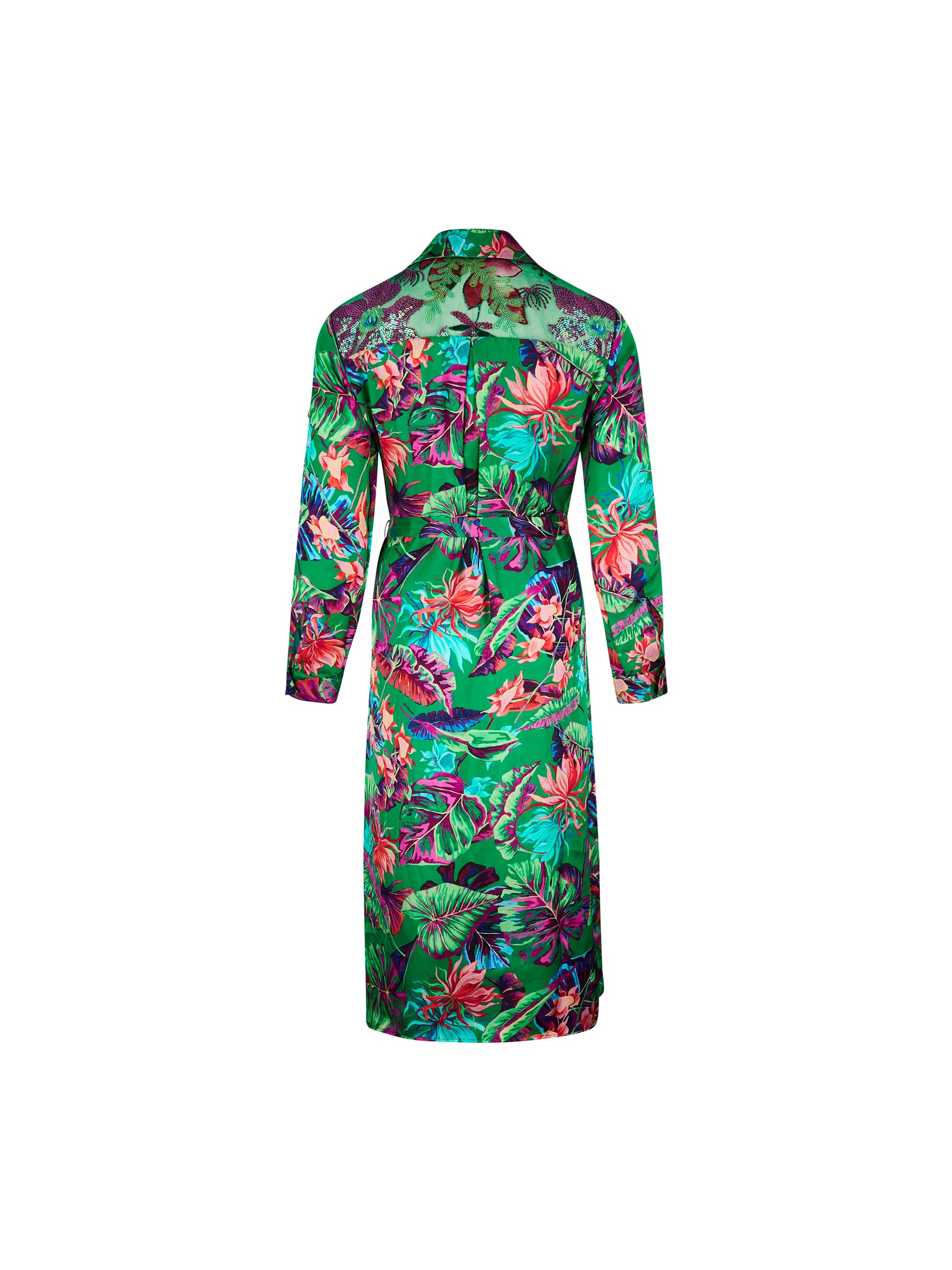 Paradis Sauvage printed shirt - Vert Sauvage