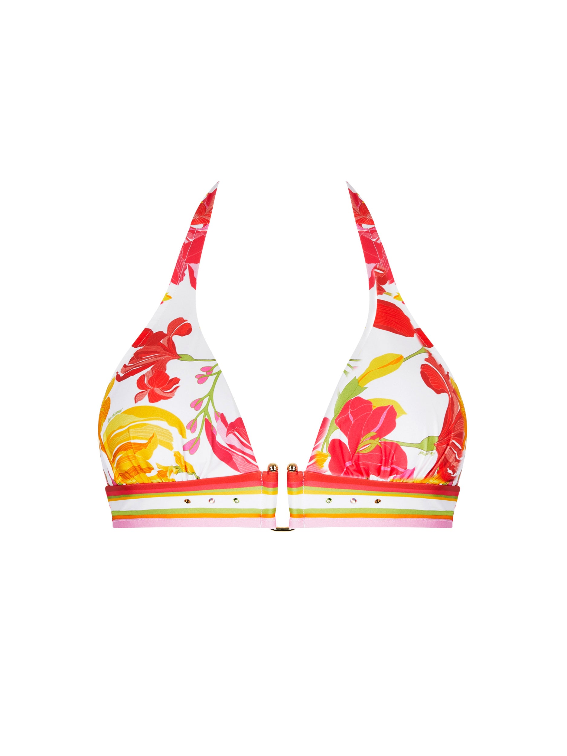 Haut de bikini triangle Envolée Florale imprimé - Bouquet Floral
