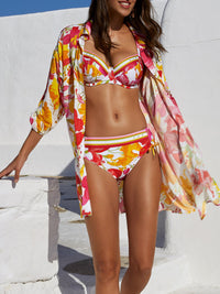 Haut de bikini balconnet Envolée Florale imprimé - Bouquet Floral