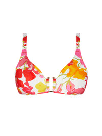 Haut de bikini triangle Envolée Florale imprimé - Bouquet Floral