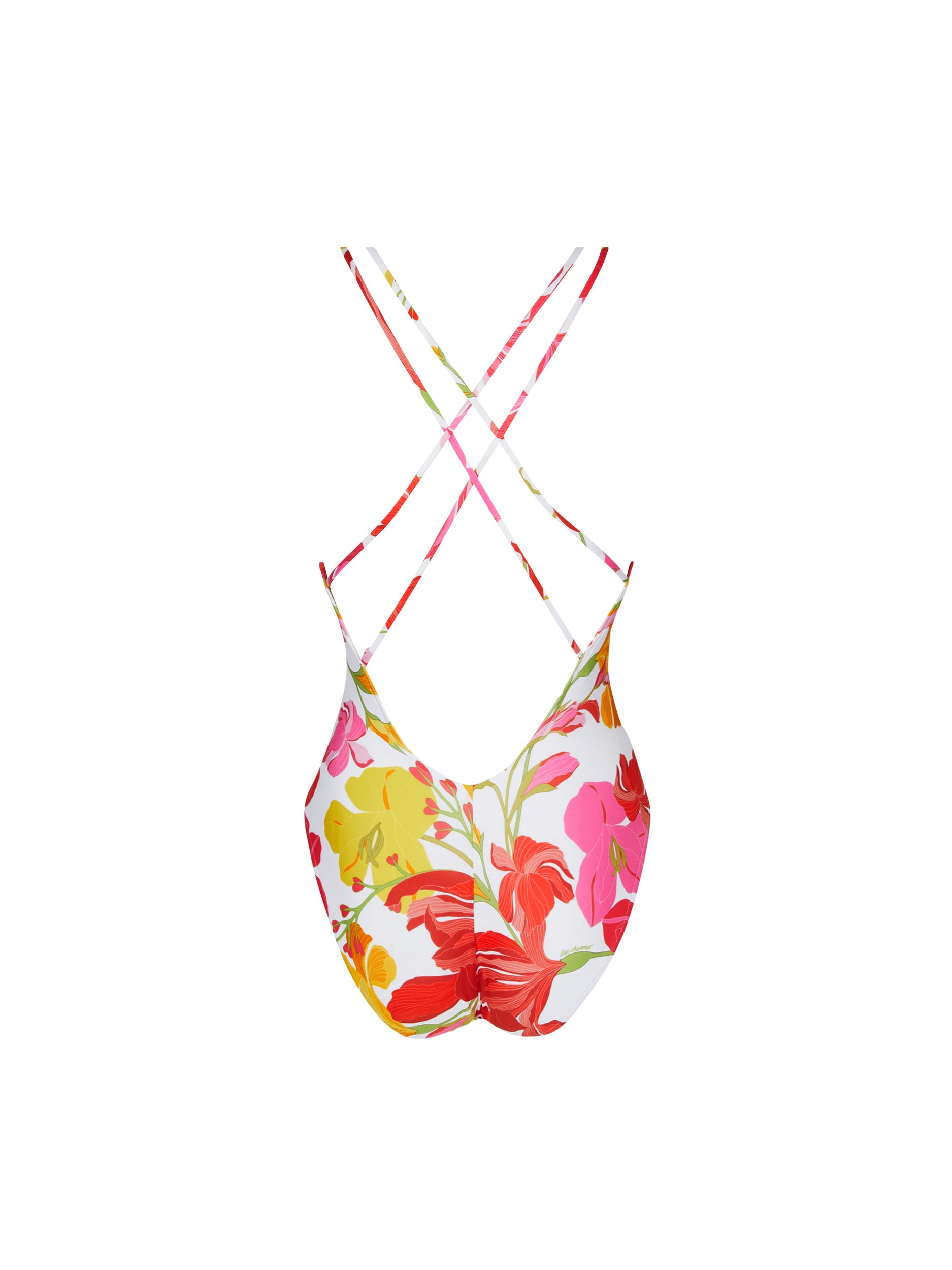 Envolée Florale printed one-piece swimming costume - Floral Bouquet