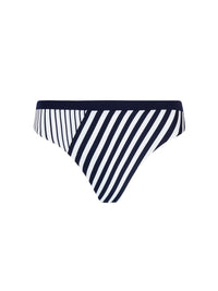 Rayure en Ligne printed bikini bottoms - Rayure Croisière