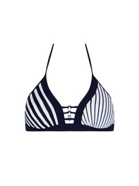Haut de bikini triangle Rayure en Ligne imprimé - Rayure Croisière