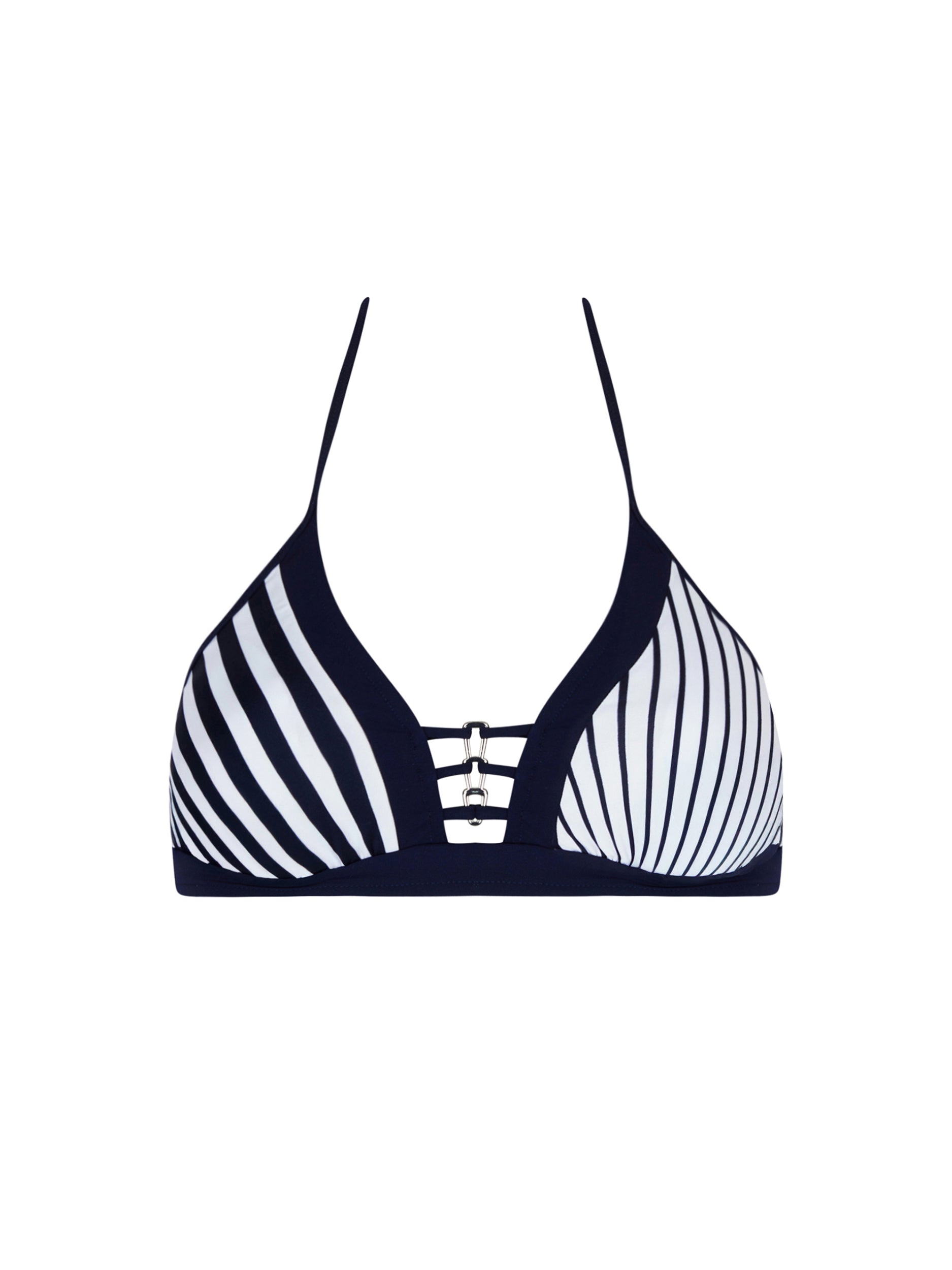 Haut de bikini triangle Rayure en Ligne imprimé - Rayure Croisière