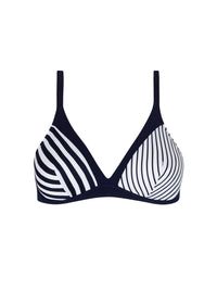 Haut de bikini triangle Rayure en Ligne imprimé - Rayure Croisière