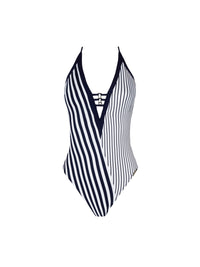 Maillot une pièce Rayure en Ligne imprimé - Rayure Croisière