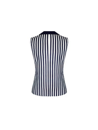 Rayure en Ligne printed top - Rayure Croisière
