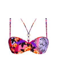Haut de bikini bandeau Magie Sakura imprimé - Sakura Solaire