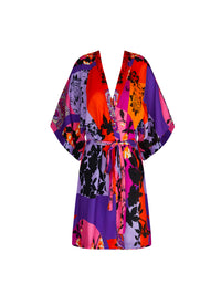 Kimono Magie Sakura imprimé - Sakura Solaire