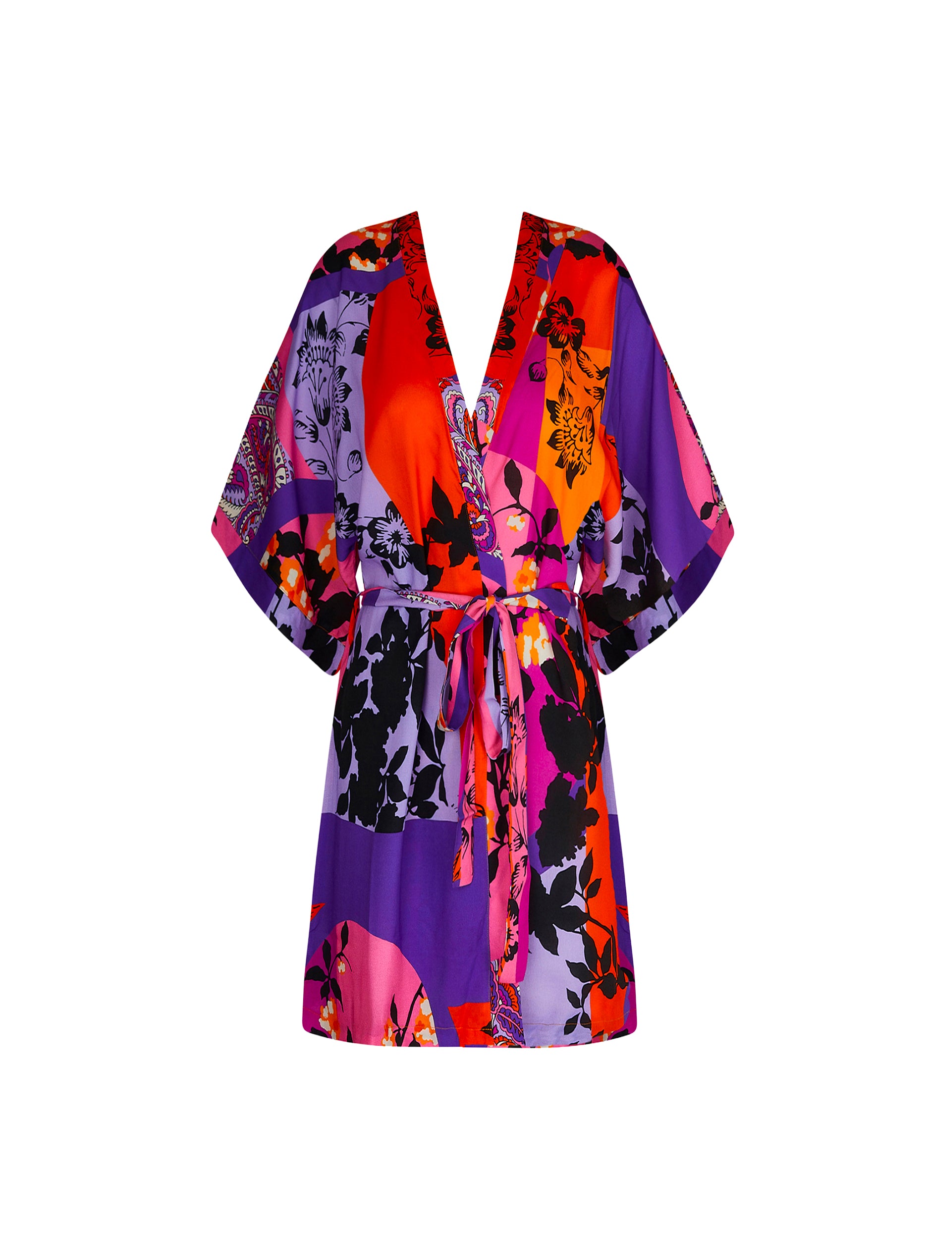 Kimono Magie Sakura imprimé - Sakura Solaire