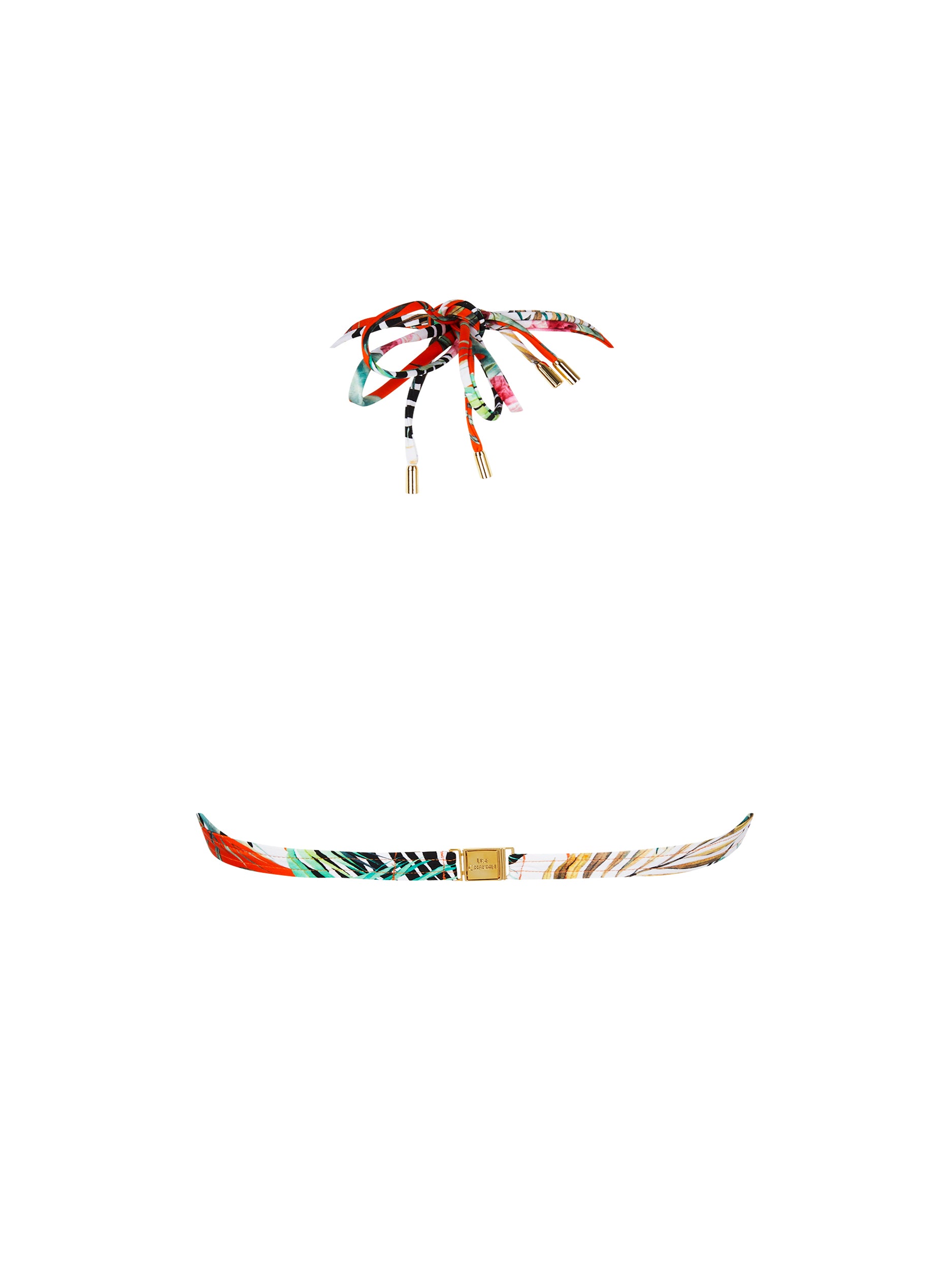 Haut de bikini triangle Echappée Libre imprimé - Echappée Tropic