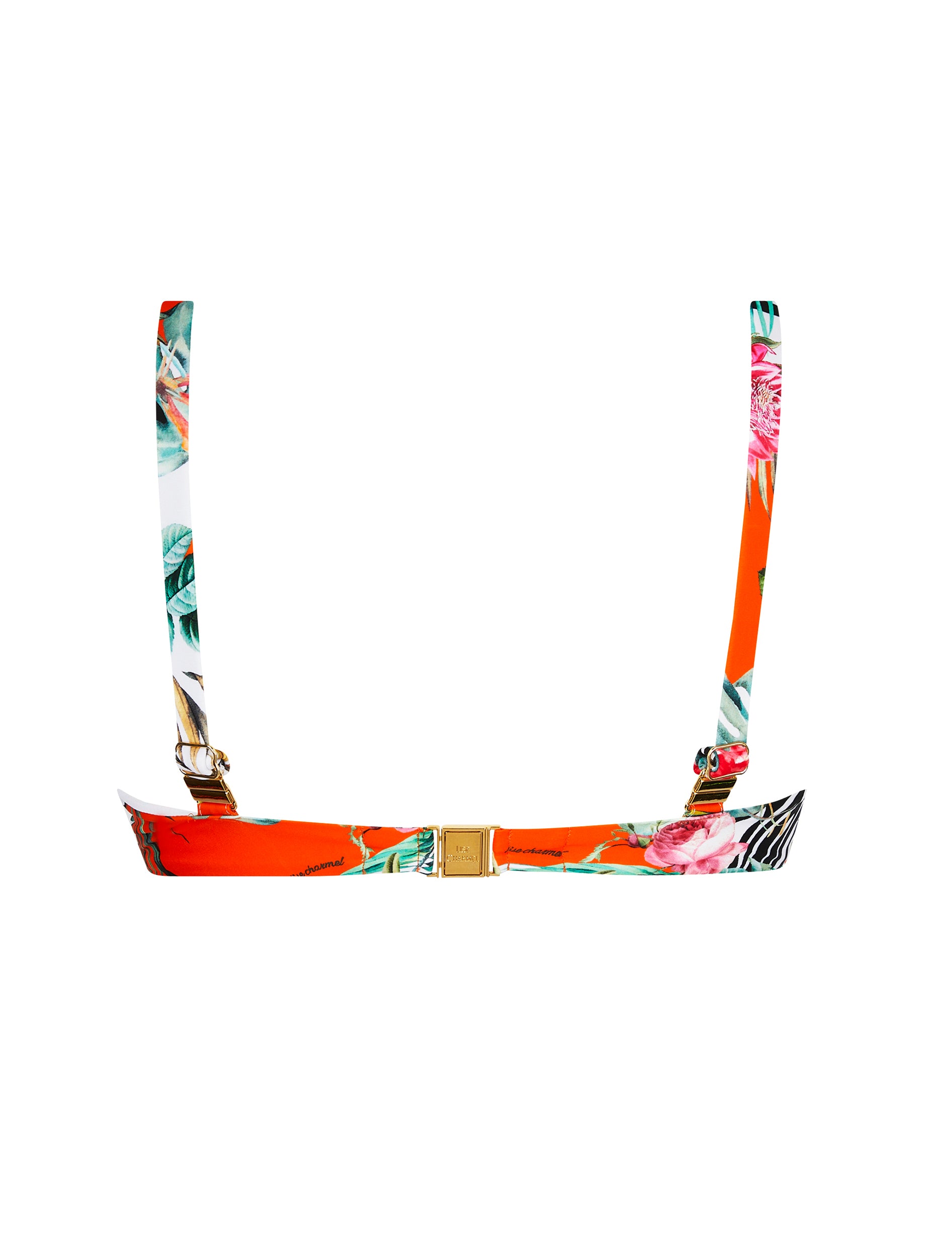 Haut de bikini triangle Echappée Libre imprimé - Echappée Tropic