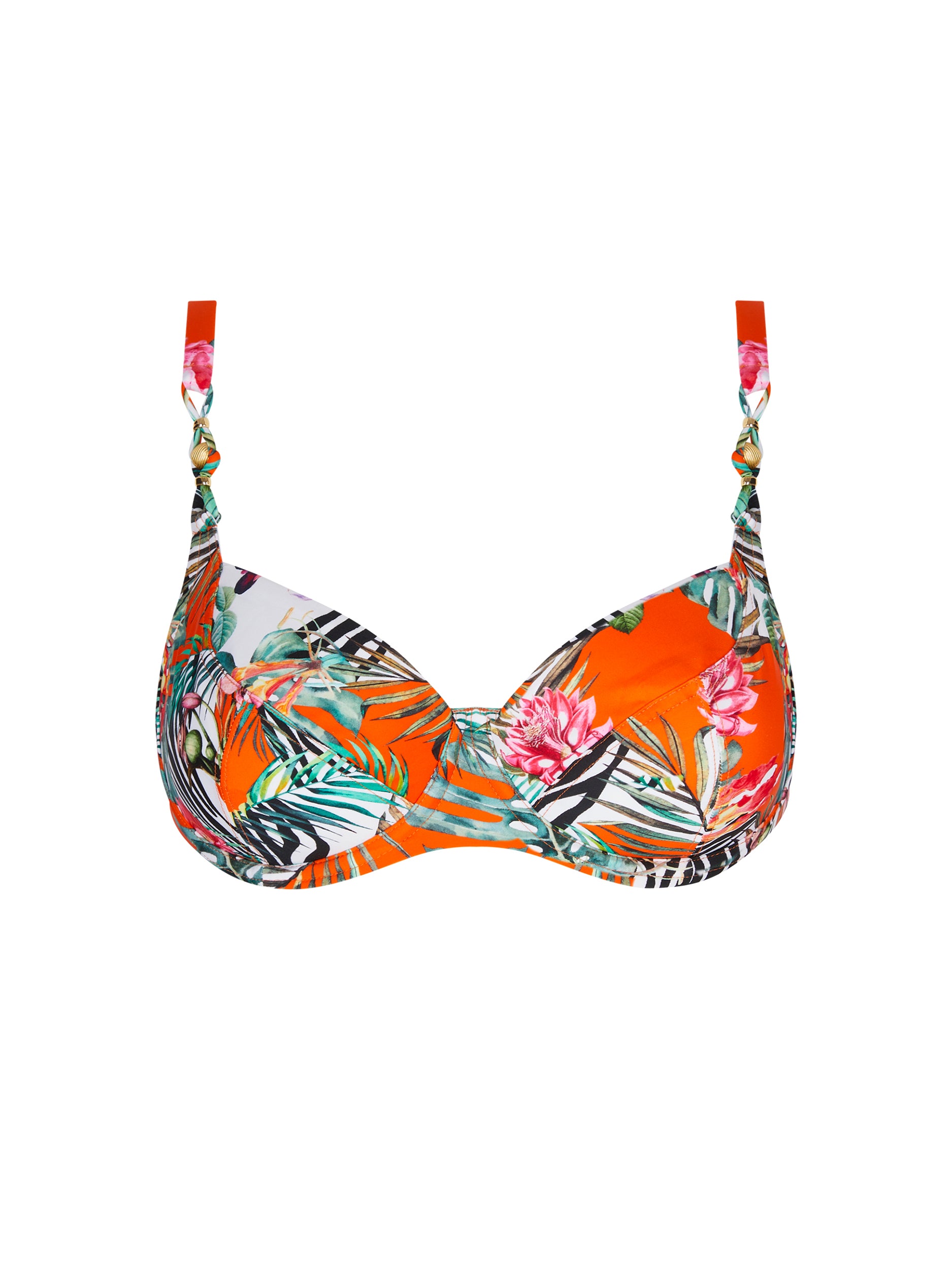 Haut de bikini balconnet Echappée Libre imprimé - Echappée Tropic