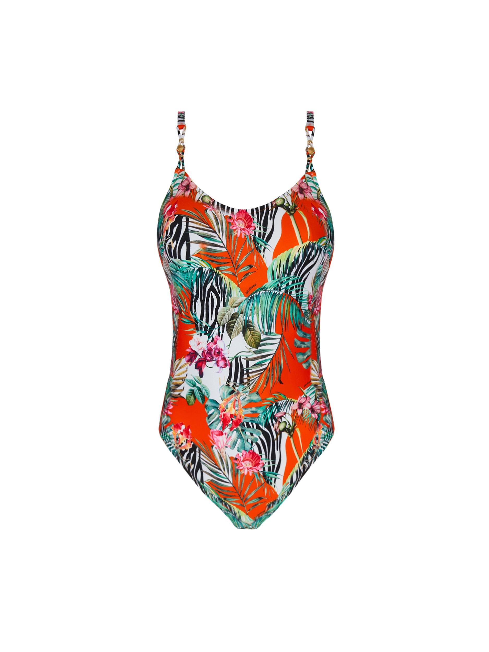 Maillot une pièce Echappée Libre imprimé - Echappée Tropic