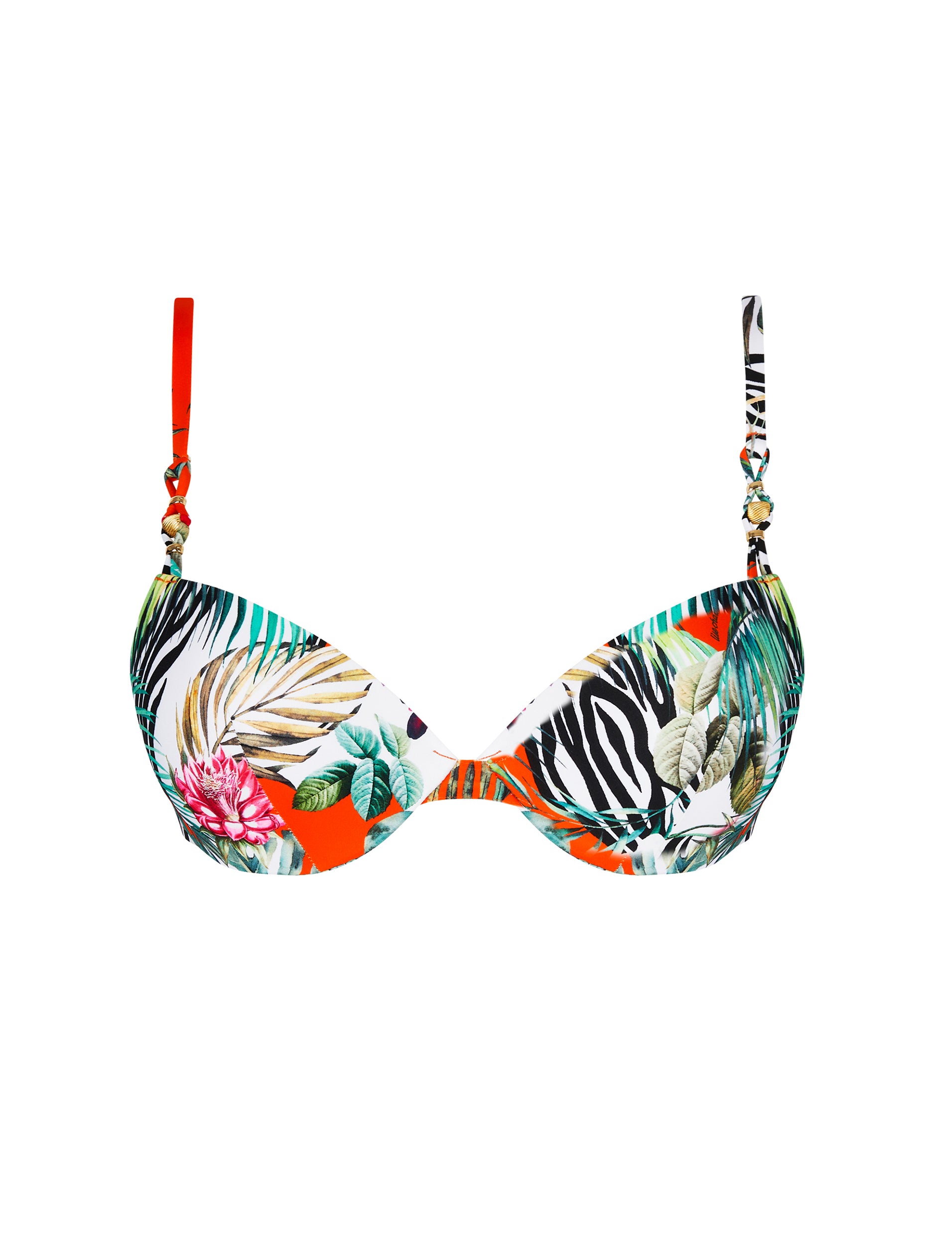 Haut de bikini balconnet Echappée Libre imprimé - Echappée Tropic