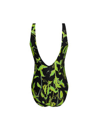 Fleurs de Nuit printed one-piece swimming costume - Nuit Luciole