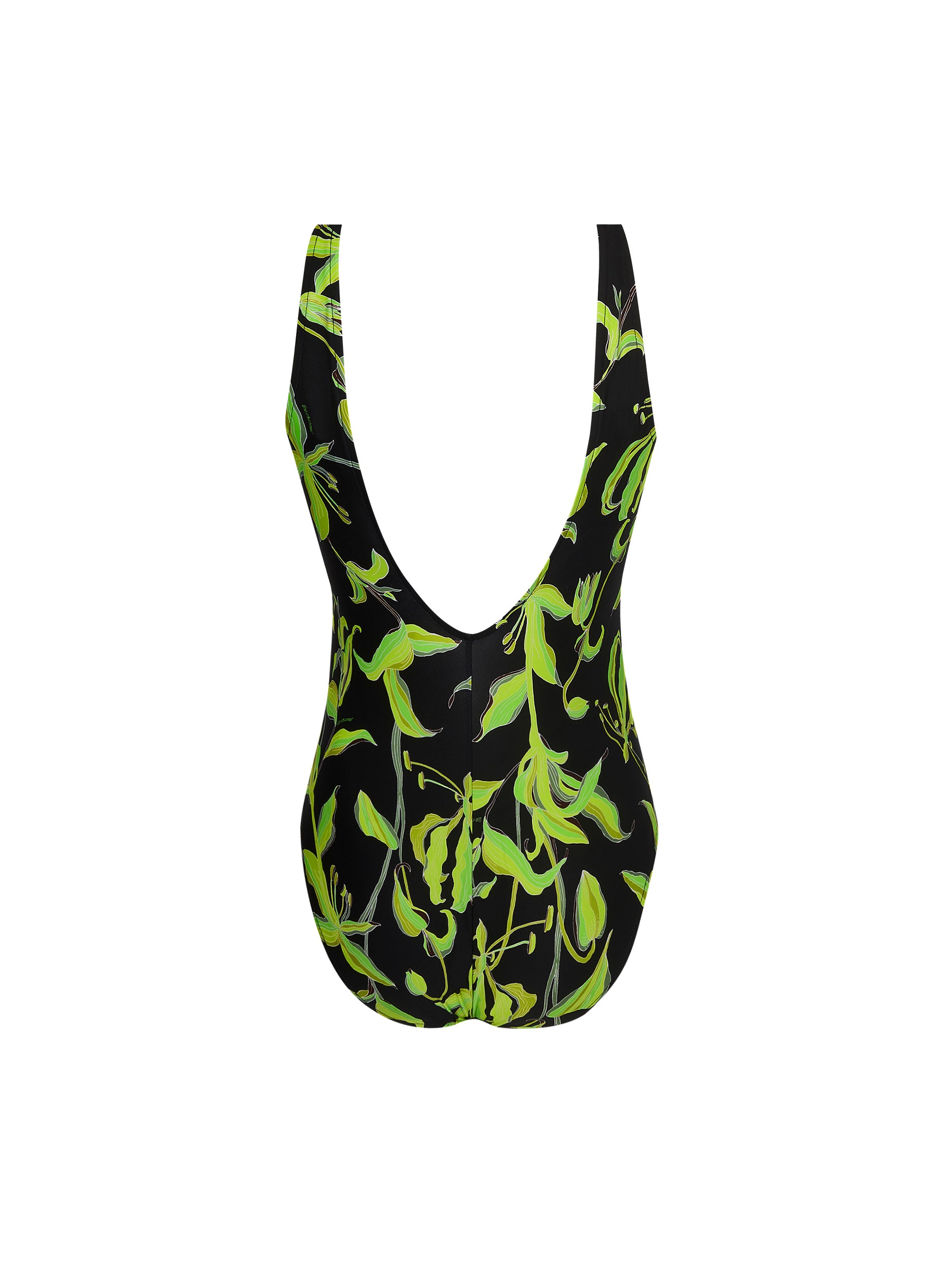 Fleurs de Nuit printed one-piece swimming costume - Nuit Luciole