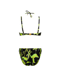 Fleurs de Nuit printed one-piece swimming costume - Nuit Luciole