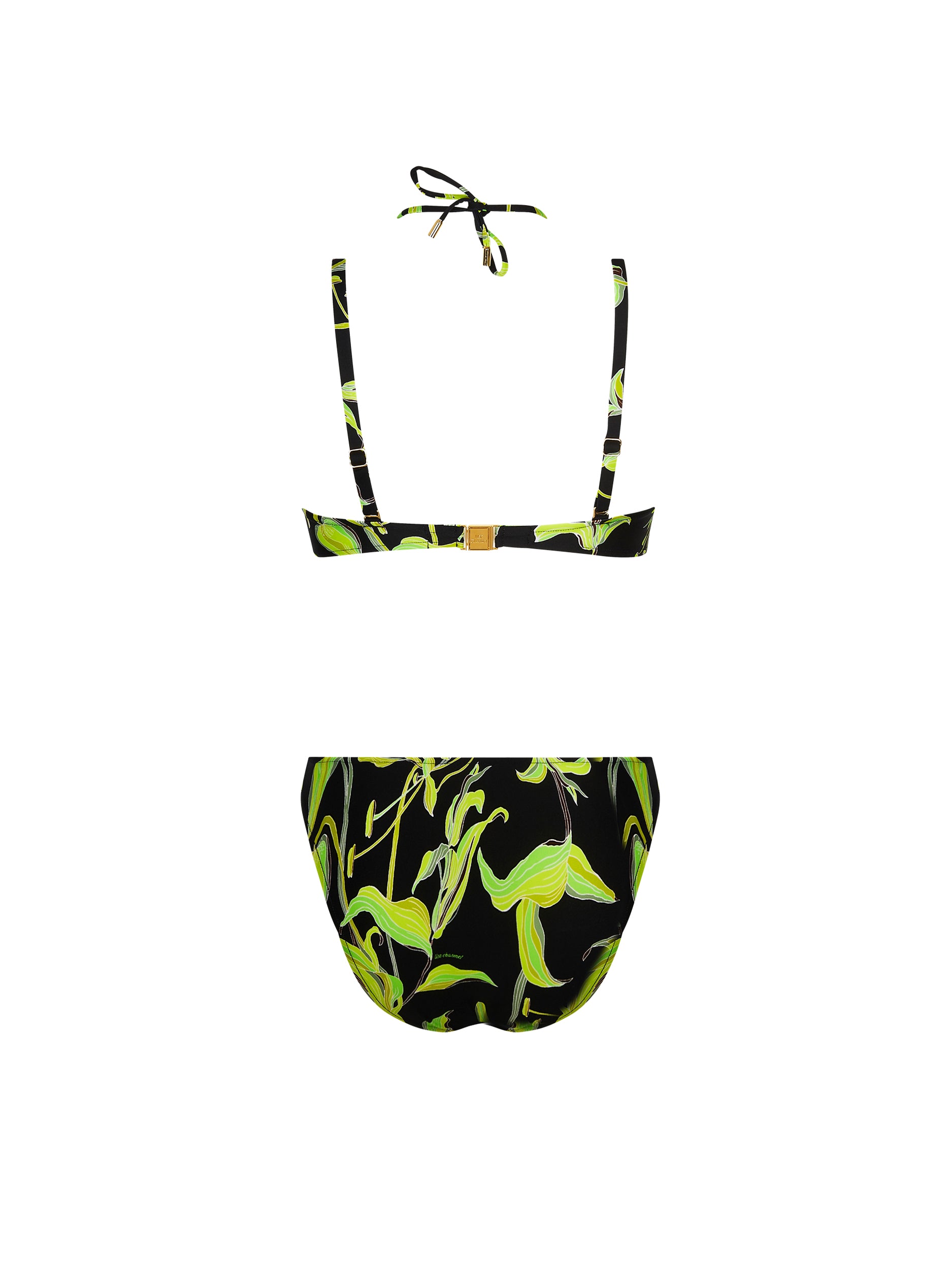 Fleurs de Nuit printed one-piece swimming costume - Nuit Luciole