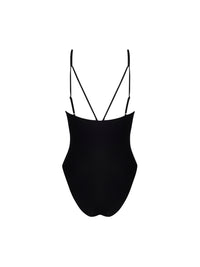 Maillot une pièce Pure Élégance - Noir Élégance