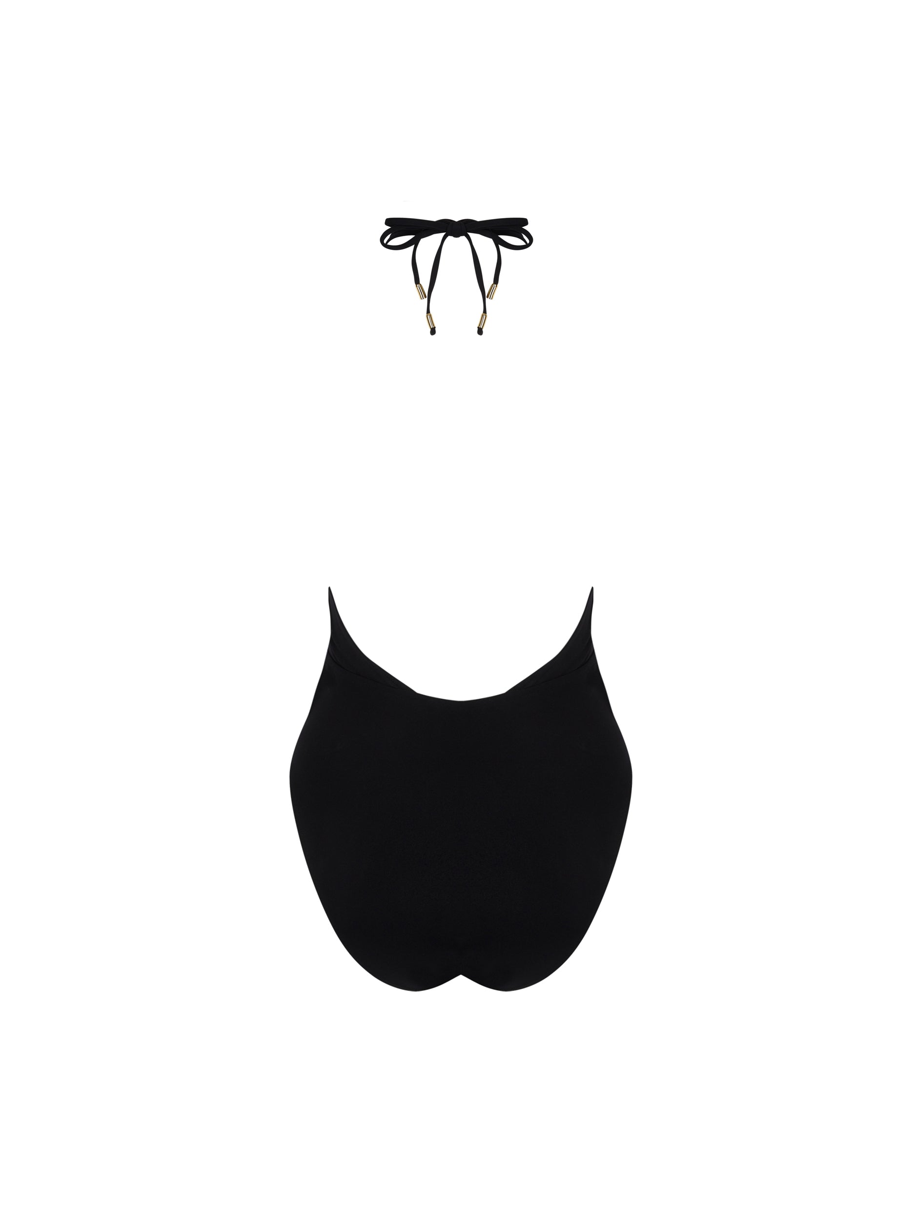 Maillot une pièce Pure Élégance - Noir Élégance