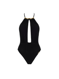 Maillot une pièce Pure Élégance - Noir Élégance