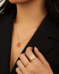 Bague arabesque en or jaune avec diamant - Diamant
