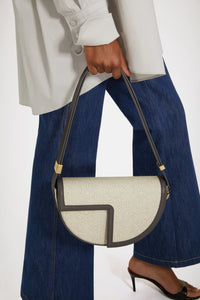 Le Patou en jacquard de coton bio et cuir