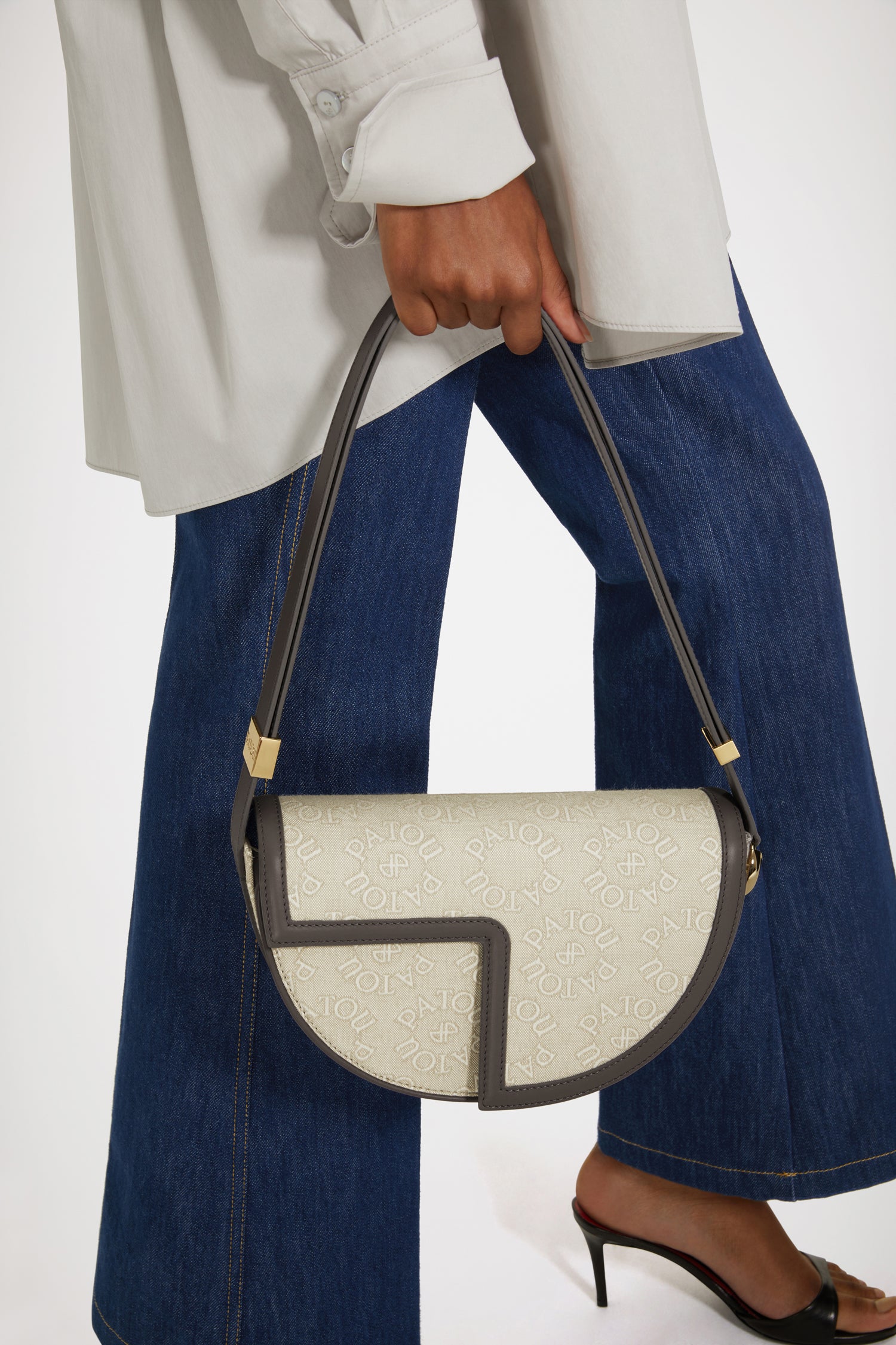Le Patou en jacquard de coton bio et cuir