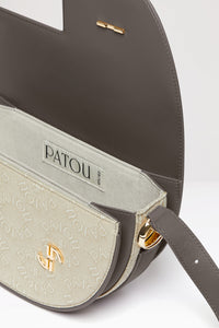 Le Patou en jacquard de coton bio et cuir