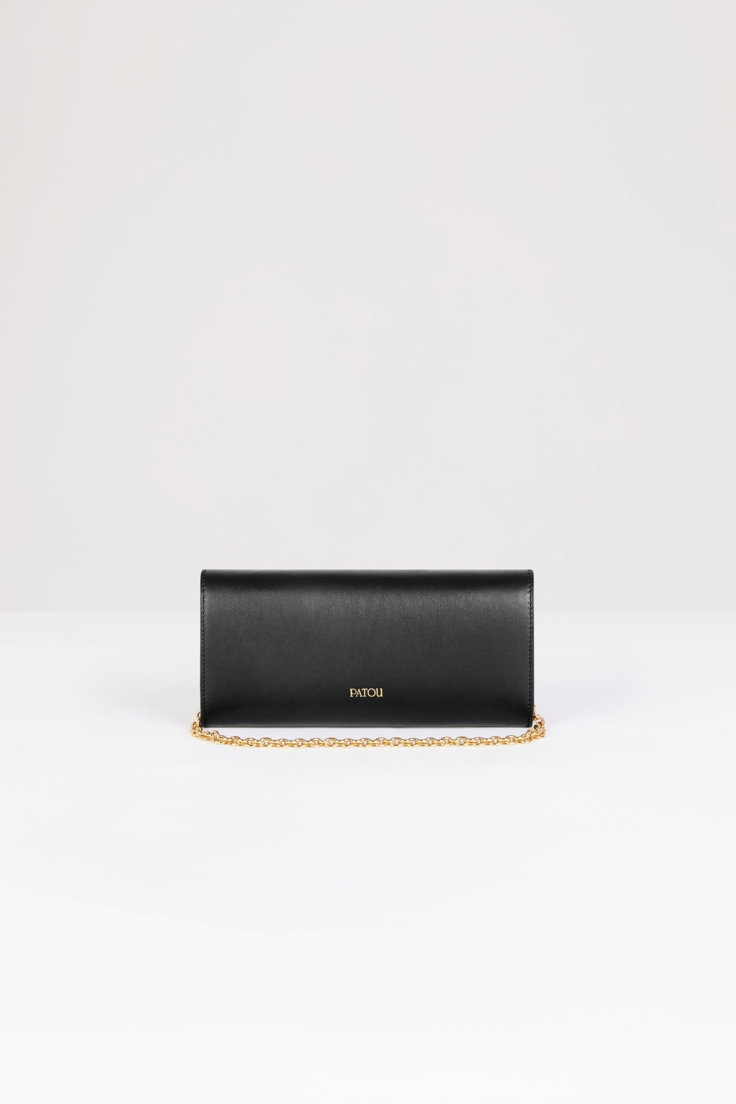 Pochette JP à chaîne en cuir