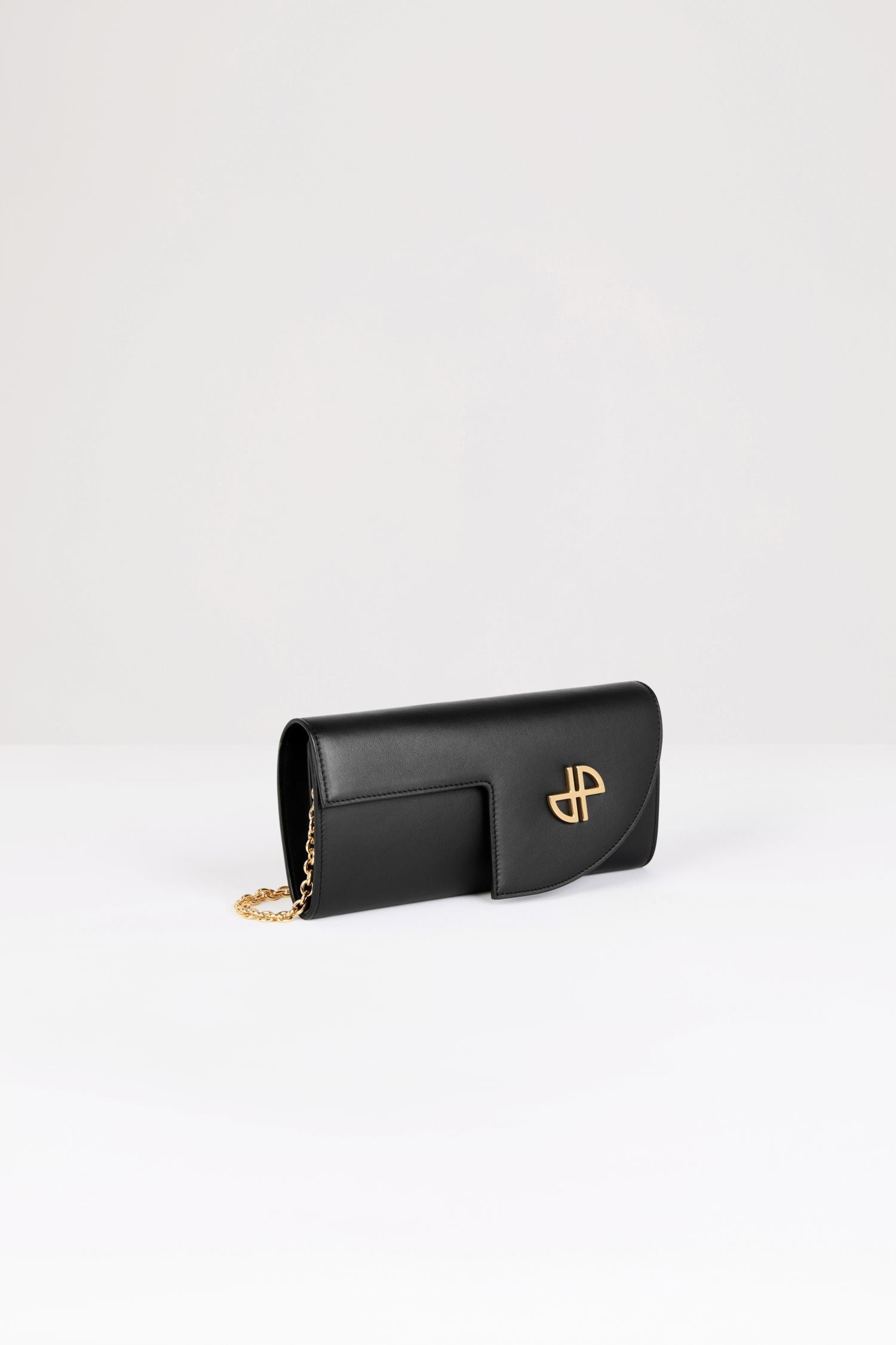 Pochette JP à chaîne en cuir